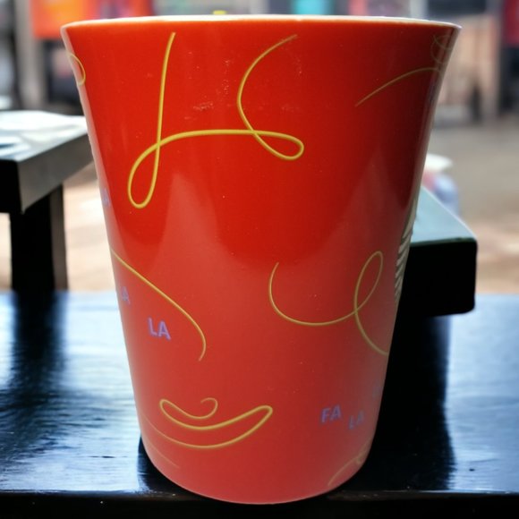 Starbucks Red Christmas Coffee Cup/Mug Green Siren Logo 2020 Holiday Fa La La - Picture 7 of 12